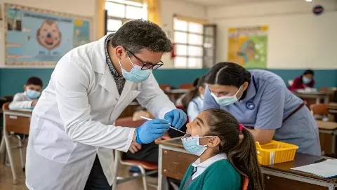 Dentists Perform School Check-ups as Part of New Initiative